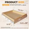 Pull Out Drawers for Cabinet Wood Slide Out Cabinet Organizer and Storage Cabinet Kitchen Drawers Slide Out Shelves Pull Out Shelves in Kitchen Pantry Bathroom with Soft Close 24"W x 22"D x 3"H view 2