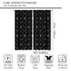 SENRUEGT Aztec Tribal Print Window Curtain,Bohemian Bull Skull Vintage Aztec Ethnic Tribal Patterns,Bedroom Living Room Window Drapes 63x72in view 2
