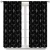 SENRUEGT Aztec Tribal Print Window Curtain,Bohemian Bull Skull Vintage Aztec Ethnic Tribal Patterns,Bedroom Living Room Window Drapes 63x72in view 3