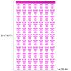 2 Pack Foil Fringe Curtain Backdrop Gothic Bat Tinsel Streamers Party Decorations 3.28ft x 6.6ft Halloween Fringe Backdrop Metallic Tinsel Fringe Curtains for Halloween Party Supplies, Black view 3