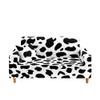 Hixingo Stretch Sofa Covers Cow Pattern Couch Cover Spandex Sofa Slipcovers, Washable Armchair Cover Non-Slip Couch Covers Loveseat Covers Sofa Cover (Small (35"-55"),Black White 1) view 1