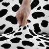 Hixingo Stretch Sofa Covers Cow Pattern Couch Cover Spandex Sofa Slipcovers, Washable Armchair Cover Non-Slip Couch Covers Loveseat Covers Sofa Cover (Small (35"-55"),Black White 1) view 2