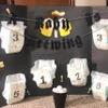 Gothic A Baby Is Brewing Banner - Beer Baby Shower Theme Decoration,Old English Baby Announcement Banner, Pregnancy Announcement,Gender Neutral Baby Shower Ideas (brewing baby gothic) view 4