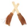 Kichvoe 2pcs Pot Scrubbing Brush Dish Cleaning Tool Wood Handle and Stiff Bristles for Kitchen Cleaning Suitable for Pots Pans and Sinks view 1