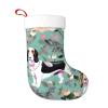 Large Christmas Stocking, Personalized and Durable, Perfect for Holiday Decor and Gift-Giving Sweet Basset Hound Florals view 1