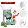 Large Christmas Stocking, Personalized and Durable, Perfect for Holiday Decor and Gift-Giving Sweet Basset Hound Florals view 3