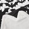 Black Bats Kids Throw Blanket,Happy Halloween Before Christmas Bed Blanket for Boys Girls Adults,Halloween Holiday Fleece Blanket,Black White Simple Fuzzy Blanket,Queen Size (90 x 90 Inches) view 3