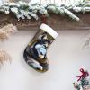 BrUgui Large Christmas Stocking, Personalized and Durable, Perfect for Holiday Decor and Gift-Giving Husky Dog view 4