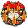 8 Pcs Fall Bottle Brush Christmas Trees,Artificial Small Mini Christmas Trees with Wood Base,Table Top Miniature Christmas Village Trees for Autumn Halloween Christmas Decoration Winter Ornaments view 4