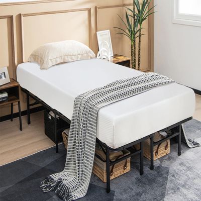 5/6/8/10/12 Inch Twin Mattress, Gel Memory Foam Pad for Cool Sleep & Pressure Relief, Medium Firm for Kids, Adults, Bunk Bed, Trundle Bed, CertiPUR-US Certified (6 in, Twin)