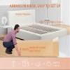 5/6/8/10/12 Inch Twin Mattress, Gel Memory Foam Pad for Cool Sleep & Pressure Relief, Medium Firm for Kids, Adults, Bunk Bed, Trundle Bed, CertiPUR-US Certified (6 in, Twin) view 4