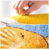 Fall Maple Leaves Plush Rug Non Slip Bath Mat, Soft Shaggy Long Fur Fuzzy Bath Rugs Thanksgiving Autumn Minimalist Geometry Carpet Mat for Bathroom Shower Home 20x32In view 4