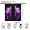Magic Butterfly Curtains Butterflies Fantasy Sparkle and Blazing Trail and Glowing Stars Blackout Rod Pocket Curtains for Bedroom Living Room Kitchen Window Drapes 2 Panel Set 84x84in view 2