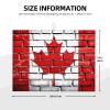 RLDOBOFE Dish Drying Mat for Kitchen Counter Non-slip Drainer Mats Canadian Flag Dish Drying Pad Heat Resistant Coffee Mat Absorbent Draining Mat kitchen Drying Mats 18'' x 24'' view 2