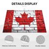 RLDOBOFE Dish Drying Mat for Kitchen Counter Non-slip Drainer Mats Canadian Flag Dish Drying Pad Heat Resistant Coffee Mat Absorbent Draining Mat kitchen Drying Mats 18'' x 24'' view 3