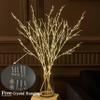 Hairui Lighted White Twig Branches Plug in with Dimmer and Timer 32IN 200 LED Fairy Lights, Lighted Willow Branches for Indoor Outdoor Home Room Christmas Decoration (Vase Excluded) view 3