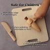 TDGBIH 3 PCS Wooden Kids Safe Cutting Knife, Children's Kitchen Tools for Cooking, Veggies, Fruits, Salad, Cake (For 2-10 Years Old) view 3
