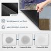 Elegant Purple Dish Drying Mat for Kitchen Counter, Absorbent Quick Dry Dish Dry Placemats, Countertop Dishes Drainer Mats Drying Pad Non Slip, Retro Brown Beige Modern Oil Painting 1 Pack, 16"x12" view 2