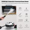 Irishom 2500W Portable Handheld Steam Cleaner High Temperature Pressurized Steam Cleaning Machine with Brush Heads and Gloves for Kitchen Furniture Bathroom Car view 4