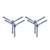 EtliN 4pcs Robot Vacuum Cleaner Side Brush Compatible with Coredy R500 R500+ R300 R65 Robot Vacuum Cleaner Spare Cleaning Parts view 1