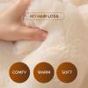 Soft Couch Cushion Covers - Cosy Plush Solid Colour Non-Slip Couch Cover - Funny Fuzzy Couch Cover - Furniture Protector Chaise Lounge Sofa Slipcover view 3