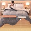 FDISDIFH Super Warm Lamb Quilt Winter Blanket, 5Kg Thickened Double-Sided Velvet Quilt Thickened Warm Autumn Spring Plush Comforter Core for Cold Weather,B,200 * 230cm/79 * 90in(5kg) view 3