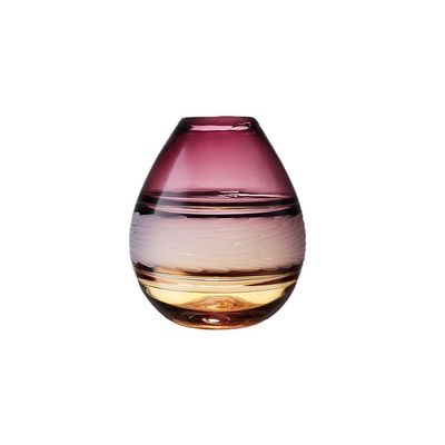 Decorative Vase Gradient Hydroponic Glass Vase Home Coffee Table Office Desktop Restaurant Decoration Vase European Style Vase Ceramic Vase Glass Vase Hydroponic Flower Vase (Size : Brass)