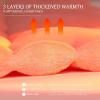 FDISDIFH Thickened Super Soft Milk Velvet Winter Quilt, Breathable Warm Bed Comforter, Fluffy Plush Double Sided Velvet Blanket Quilt for Cold Weather,Pink,200 * 230cm(3kg) view 4