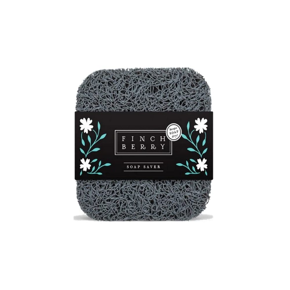 AZBB White Soap Saver Eco-Friendly, Recyclable | Flexible Durable BPA-Free Non-Slip Bath Soap Holder (Grey)