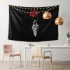 Skeleton Rose Tapestry Wall Hanging Decorative Blanket Bedroom Living Room Dormitory Tapestry 60 * 40 Inch Tapestry Can Be Outdoors Black view 2