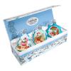 Christmas on the Beach Mercury Glass Ornaments Set of 3 by Susan Winget | Christmas Santa Snowman Dcor - 779150S3-SW view 1