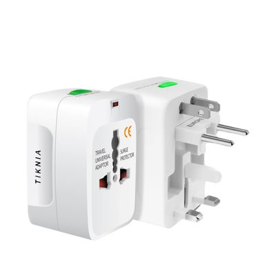 Travel Adapter, Worldwide All in One European Universal Adaptor, International Wall Charger Plug for (Without USB Port) Asia Europe UK AUS and USA