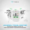 Travel Adapter, Worldwide All in One European Universal Adaptor, International Wall Charger Plug for (Without USB Port) Asia Europe UK AUS and USA view 2