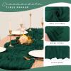 8 Pack Cheesecloth Table Runner 35 x 70 inch Long Boho Cheese Cloth Gauze Table Runners Semi Sheer 6FT Table Runner for Wedding Decor, Bridal Shower, Birthday Party, Table Decor (Emerald Green) view 4