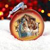 Born Under Bright Star Nativity Lg Glass Ornament by G. Debrekht | Nativity Holiday Dcor - 73937 view 2