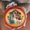 Born Under Bright Star Nativity Lg Glass Ornament by G. Debrekht | Nativity Holiday Dcor - 73937 view 3