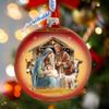 Born Under Bright Star Nativity Lg Glass Ornament by G. Debrekht | Nativity Holiday Dcor - 73937 view 4