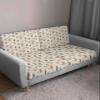 Butterfly and Flower Sofa Cushion Covers Stretch Couch Cushion Covers Cushion Slipcovers Seat Covers Chair Covers Sofa Cushion Protector Spandex Elastic 3 Pcs, Colorful Iris Lavender Flower Plants view 3