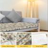 Butterfly and Flower Sofa Cushion Covers Stretch Couch Cushion Covers Cushion Slipcovers Seat Covers Chair Covers Sofa Cushion Protector Spandex Elastic 3 Pcs, Colorful Iris Lavender Flower Plants view 4