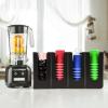 MIDYOO Coffee Cup and Lid Holder Organizer,Adjustable Dispenser with Coffee Pod and Straw Storage Basket, Disposable Cup Holder for Countertop view 2