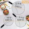 3 Sizes Anti Oil Splatter Guard, Stainless Steel Fry Pan Splatter Screen with Soft Grip Handle, Heavy Duty Grease Splatter Guard,for Grease Oil Guard, Safe Cooking Lid (Size : 25cm/9.8in) view 3
