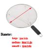 3 Sizes, Stainless Steel Splatter Screen for Frying Pan, Anti Oil Splatter Guard, Multi-Use Grease Splatter Guard Heat Resistant to Hot Oil Food Safety Oil Splash Guard (Size : 29cm/11.4in) view 2