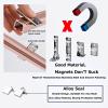 Thicken Aluminum Curtain Tracks, Heavy Duty Curtain Rod, Wall Mounted Curtain Rail, Easy-to-install Curtain Single Tracks, For Room Divider,bedroom, Living Room, Kitchen, Bathroom(Color:White,Size:1.6 view 4