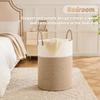 Artfeel Laundry Basket,Woven Cotton Rope Laundry Hamper,100L for Decorative Storage of Dirty Clothes,Toys and Blankets in Bathroom,Baby Room and Living Room view 4