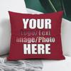 JRMRNEI Custom Pillow Case, Design Photos or Text Customize Throw Pillowcase, Two Sides Printed Customized Gifts Personalized Pet Photo Love Photo Throw Pillow Case, Cardinal, 24"x24" view 3