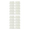 20 Pack Flower Wall Panels 16 x 24 inch White Floral Mat 3D Fake Hydrangea Wall Decorative Faux Flower Wall Mat Silk Faux Flowers Backdrop for Photo Background Home Wedding Party view 2