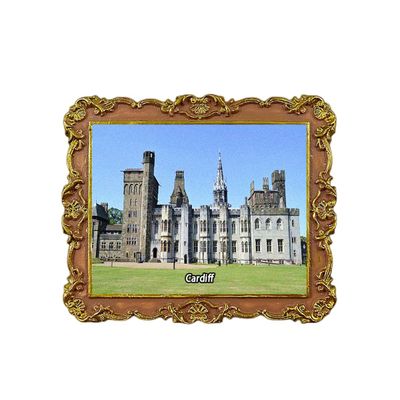 Cardiff Wales UK Refrigerator Magnet 3D Travel Souvenir Fridge Decoration Magnetic Sticker Craft Collection