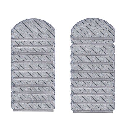 ZeAda Robot Vacuum Cleaner Mop Pads Spare Parts Washable Mop Cloths Parts Accessories,Compatible for ECOVACS,Compatible for DEEBOT T10/T10 Plus (Color : Set 1)