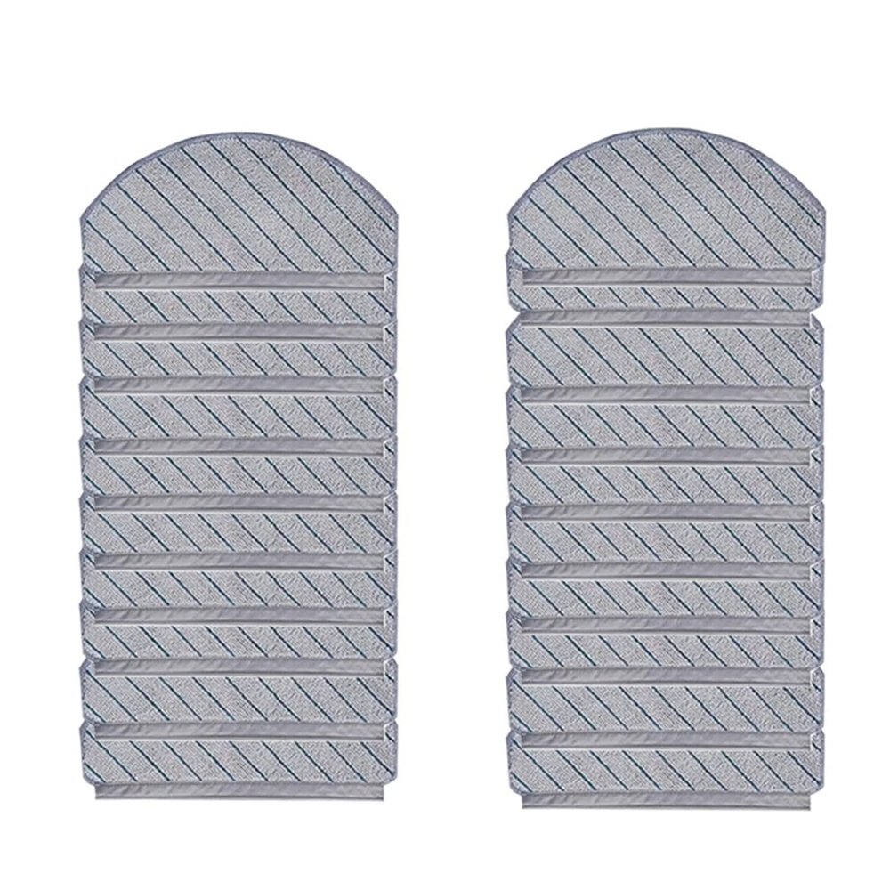 ZeAda Robot Vacuum Cleaner Mop Pads Spare Parts Washable Mop Cloths Parts Accessories,Compatible for ECOVACS,Compatible for DEEBOT T10/T10 Plus (Color : Set 1)