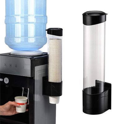 Beisto Large Disposable Cup Dispenser Wall Mounted Plastic Water Dispenser Bathroom Cup Holder Wall Mount for Home Office Gym